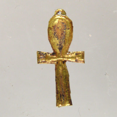 Ιερογλυφικό σύμβολο Ανκχ, από λεπτό έλασμα χρυσού.