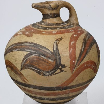 Large jug with polychrome bird decoration. Akroteri, Thera, 16th cent. BC.