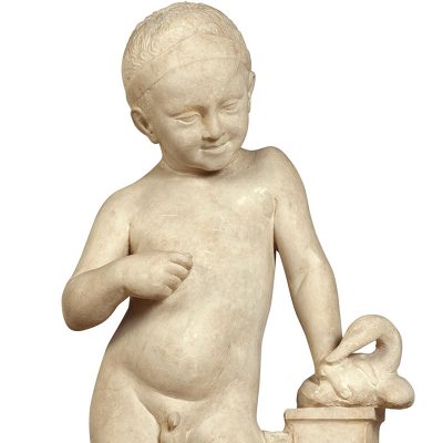 Marble statuette of a boy, from the area of Lamia
3rd c. BC.