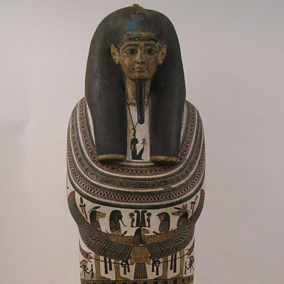 Cartonnage with the mummy of Nespakashuti. From Akhmim. Third Intermediate period, Dynasty ΧΧΙΙ (945-722 BC).