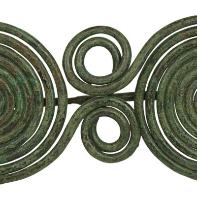 Bronze eight-shaped fibula. From Macedonia. 8th-7thcent. BC (Χ 20226).