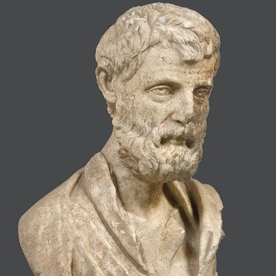 Marble portrait bust of Herodes Atticus, found at Kiphisia, Attica 
Middle of the 2nd c. AD.