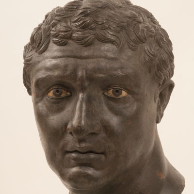 Bronze portrait head. From Delos (Palaestra of Granite). End of 2nd - beginning of 1st cent. BC (X 14612).