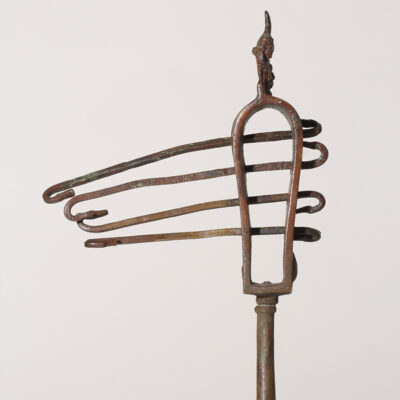 Bronze sistrum in the shape of loop or arch. Ptolemaic period (304-30 BC).