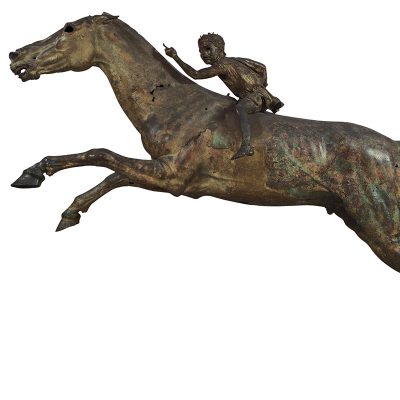 Χάλκινο άγαλμα αλόγου και μικρού αναβάτη, από τη θάλασσα κοντά στο ακρωτήριο Aρτεμίσιο της Eύβοιας Γύρω στο 140 π.Χ.