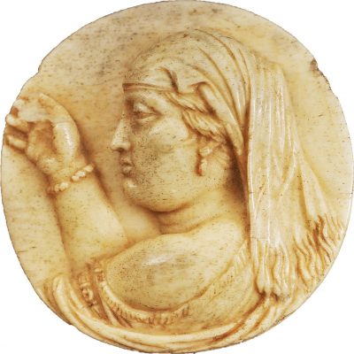 Ring with portrait of Ptolemaic queen Berenice II. Ptolemaic period. Ptolemy III Evergetes I (the Benefactor) (246-221 BC). 